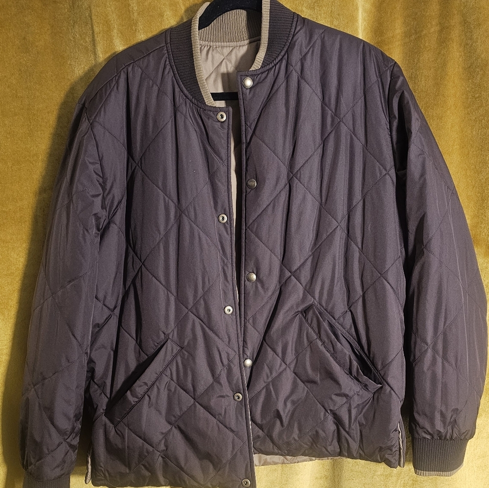 Banana Republic Reversable Light Brown/Dark Brown Jacket - Picture 4 of 5